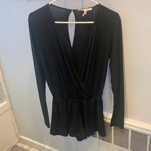 BCBG long sleeve romper xs